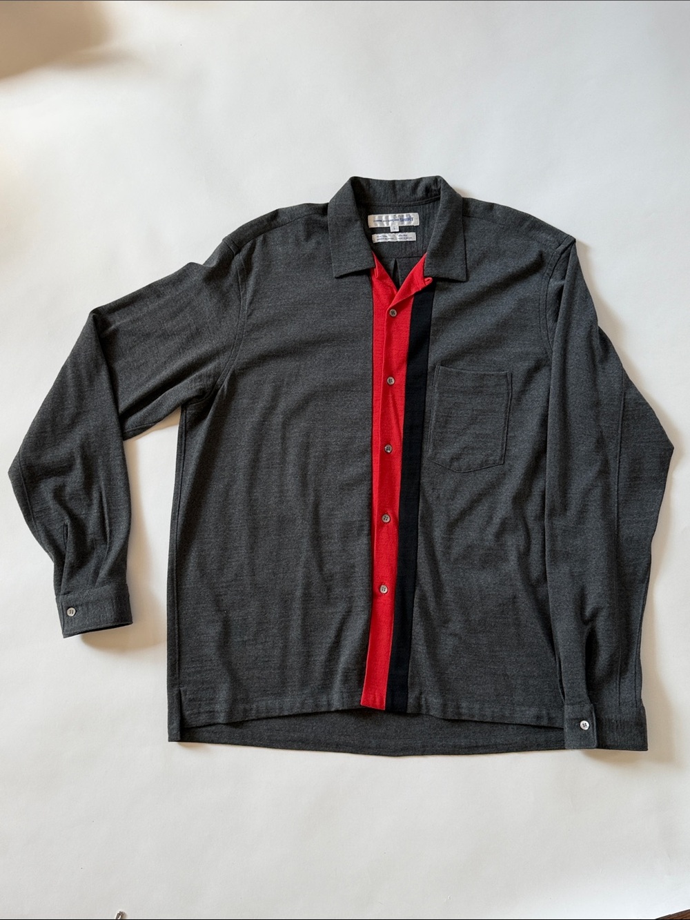 CDG SHIRT WOOL POLO